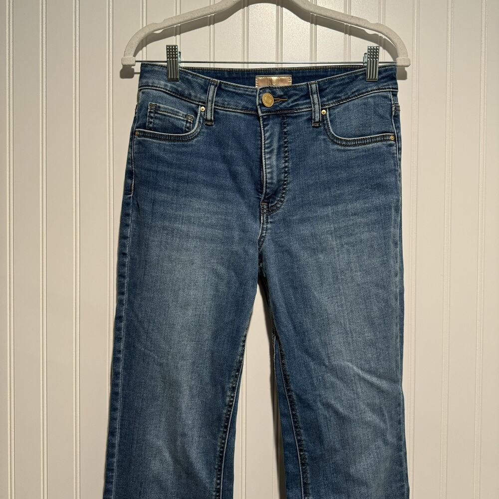 Kut From The Kloth Kelly Fab Ab Kick Flare Jeans High Rise Size 2 - Picture 3 of 8